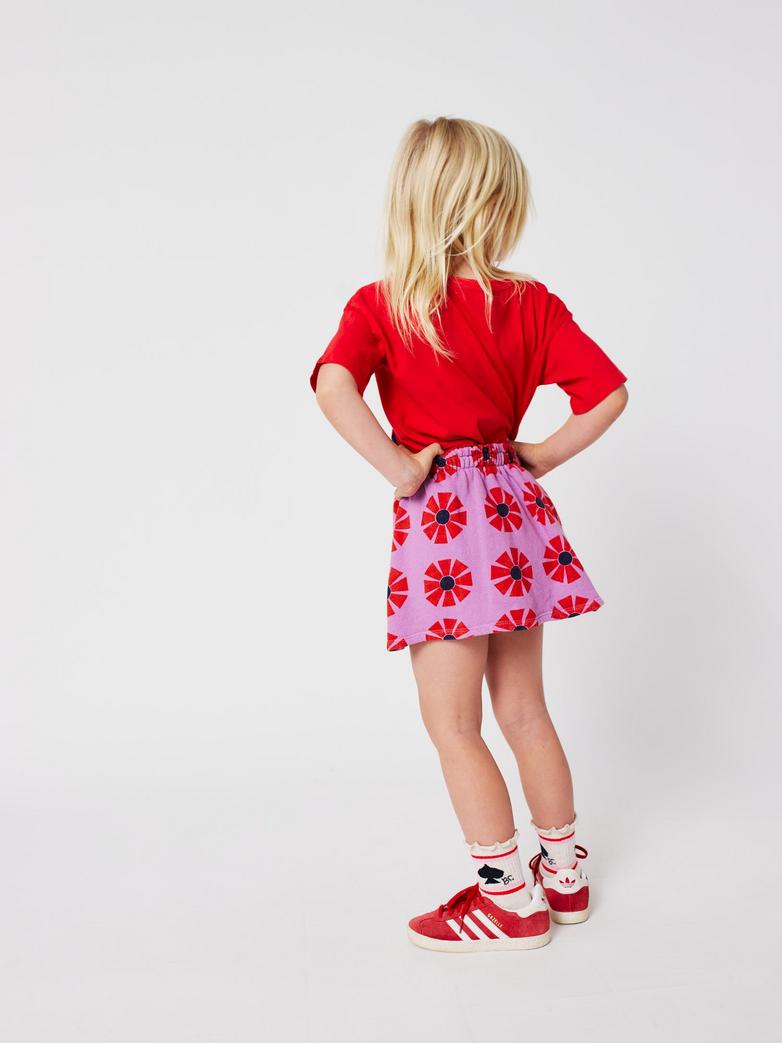 Bobo Choses - kids - kaleidoscope allover skirt - purple