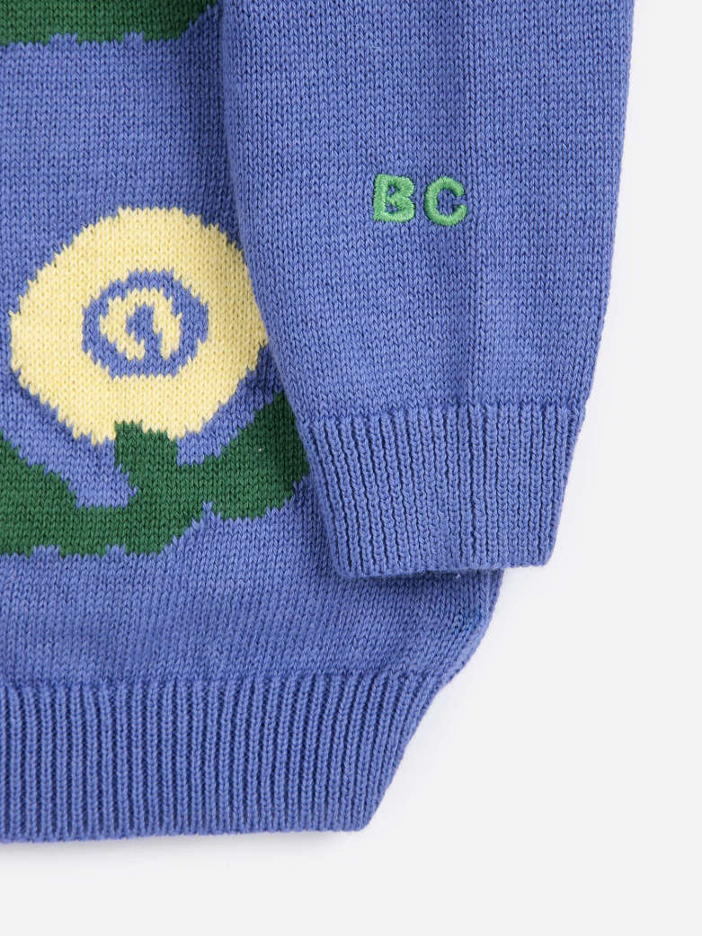 Bobo Choses - baby - stamp bloom cardigan