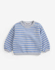 Bobo Choses - baby - stripes sweatshirt - blue