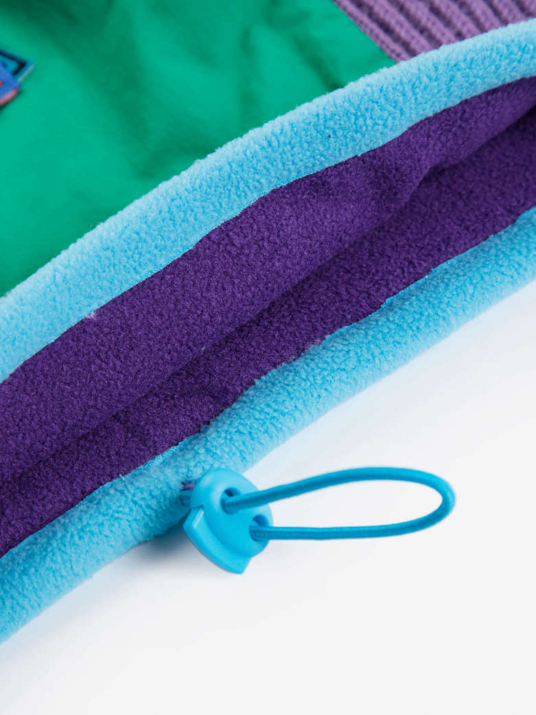 Bobo Choses - kids - color block neck warmer - taxi taurus