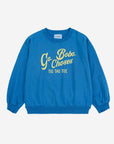 Bobo Choses - kids - go bobo sweatshirt - blue