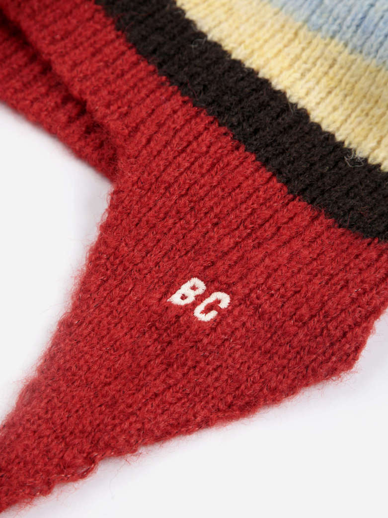 Bobo Choses - baby - striped knitted beanie