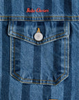 Bobo Choses - kids - bc Striped denim jacket