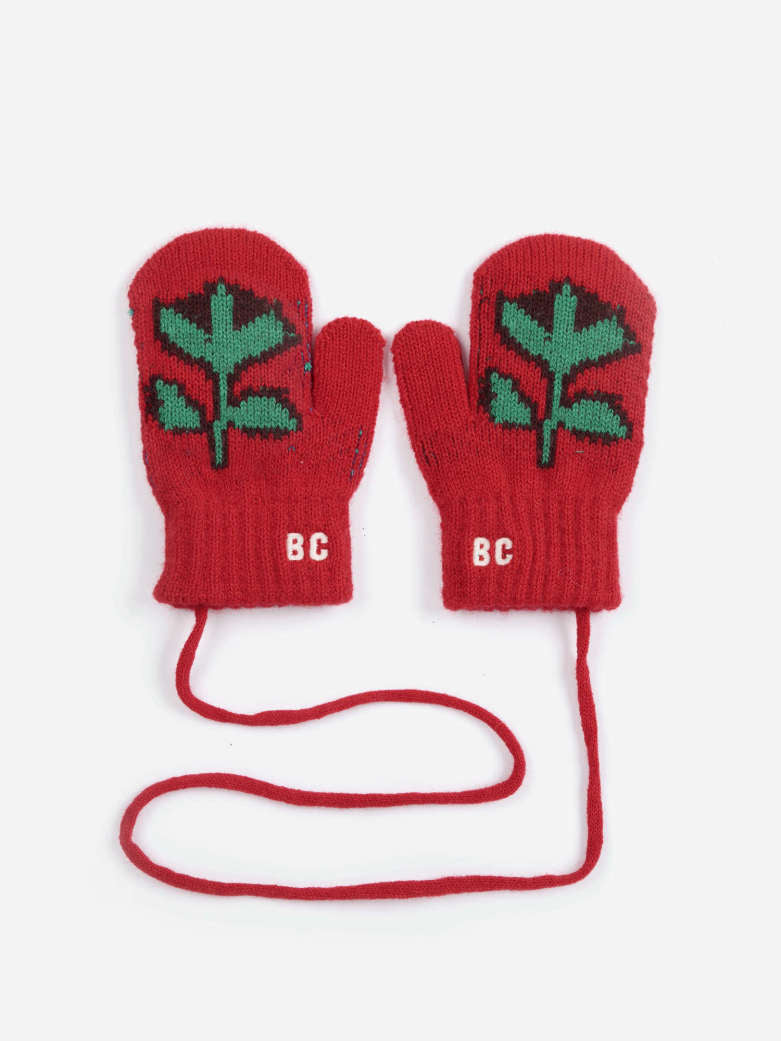 Bobo Choses - baby - blossom knitted mittens