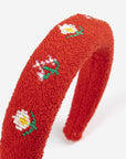 Bobo Choses - kids - Pixel Daisies terry cloth headband
