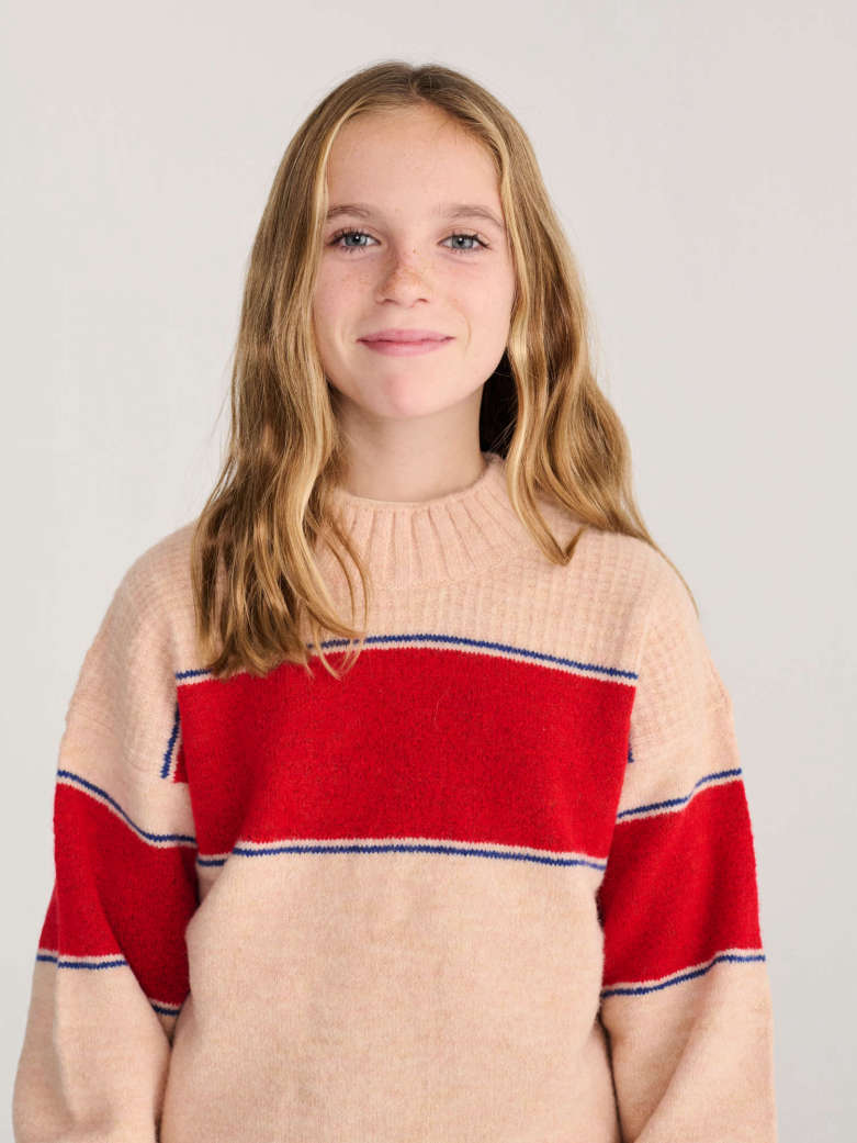 Bobo Choses - kids - Stripes jacquard jumper