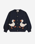 Bobo Choses - kids - la oca cardigan - navy blue