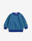 Bobo Choses - baby - booo bo tag stripes sweatshirt