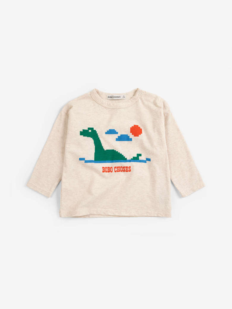 Bobo Choses - baby - lake monster t-shirt