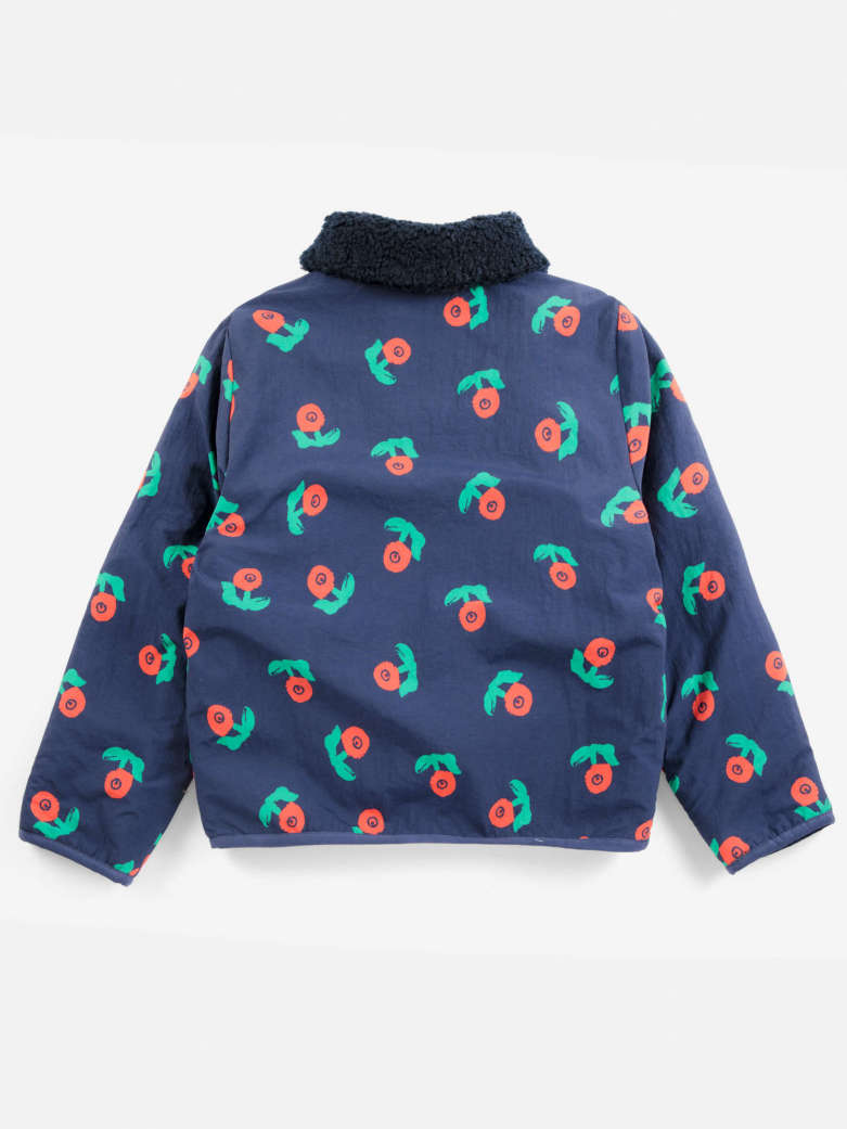 Bobo Choses - kids - Stamp Bloom all over reversible jacket