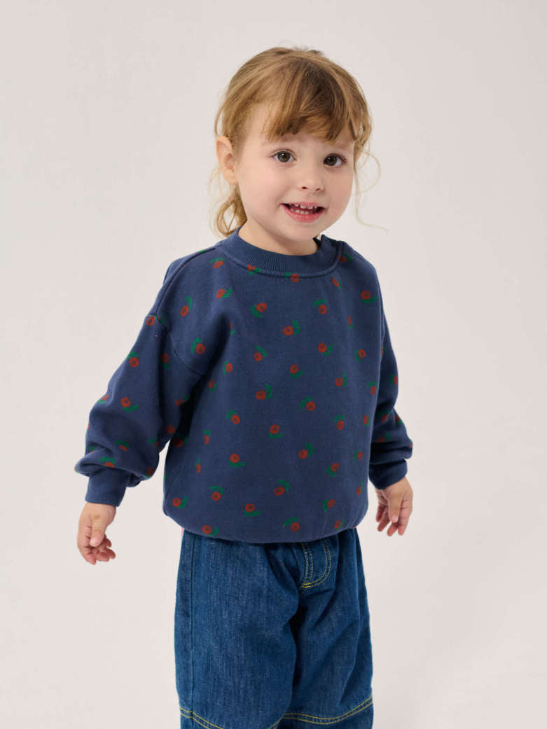 Bobo Choses - baby - stamp bloom allover sweatshirt