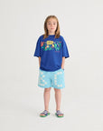 Bobo Choses - kids - square bc bermuda - blue