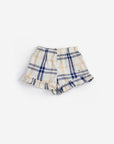 Bobo Choses - kids - Fun Tartan ruffled woven shorts