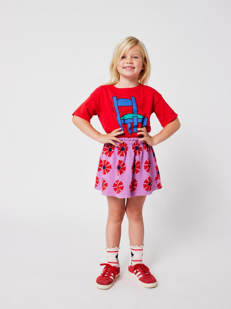 Bobo Choses - kids - kaleidoscope allover skirt - purple