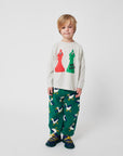 Bobo Choses - kids - la oca allover joggers - green