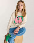 Bobo Choses - kids - booo bo longsleeve t-shirt