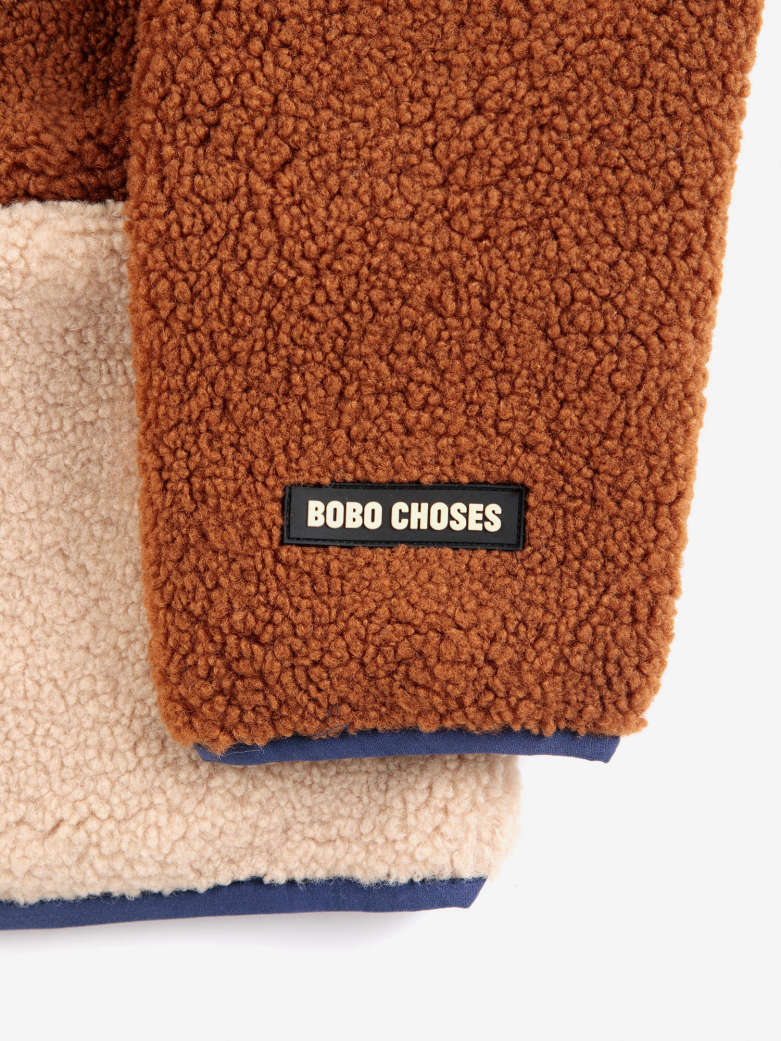 Bobo Choses - kids - Stamp Bloom all over reversible jacket