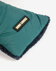 Bobo Choses - kids - color block sheepskin neck warmer - green/blue