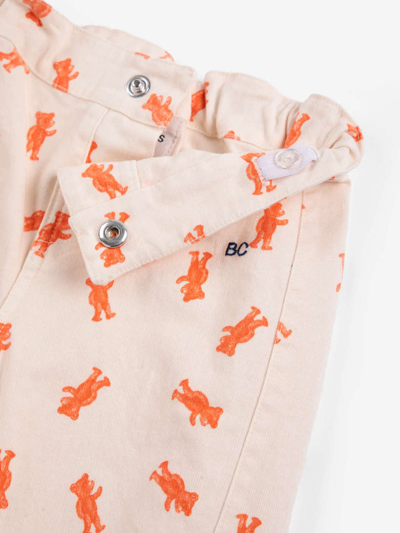 Bobo Choses - baby - softpaw monster allover denim pants
