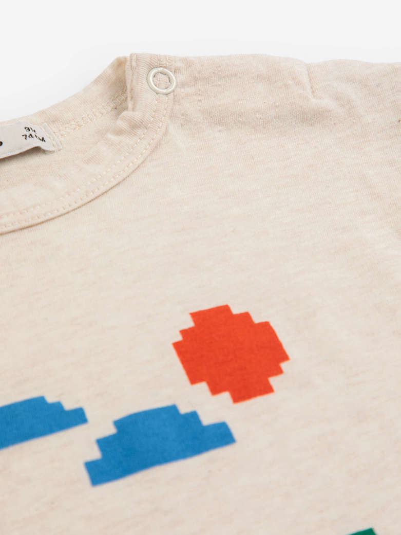 Bobo Choses - baby - lake monster t-shirt