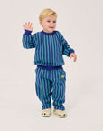 Bobo Choses - baby - booo bo tag stripes sweatshirt