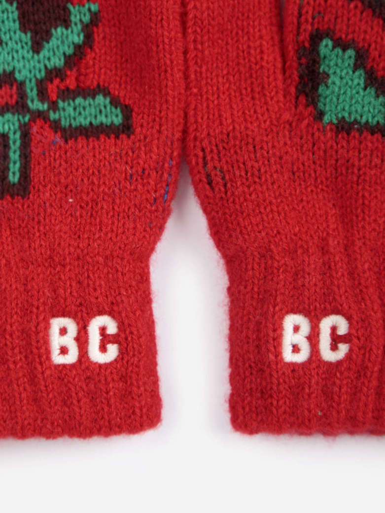 Bobo Choses - baby - blossom knitted mittens