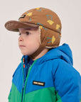 Bobo Choses - baby - pixel abduction allover winter cap - brown