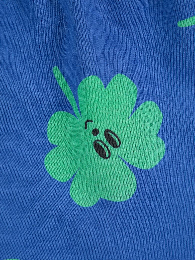 Bobo Choses - kids - lucky clover allover skirt - blue