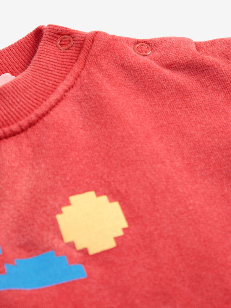 Bobo Choses - baby - lake monster sweatshirt