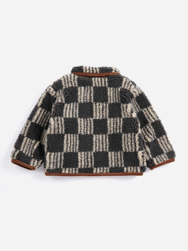 Bobo Choses - baby - almost moiré sheepskin jacket