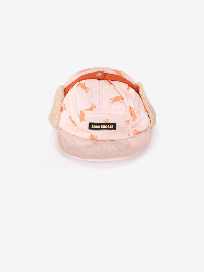 Bobo Choses - baby - softpaw allover wintercap - light pink