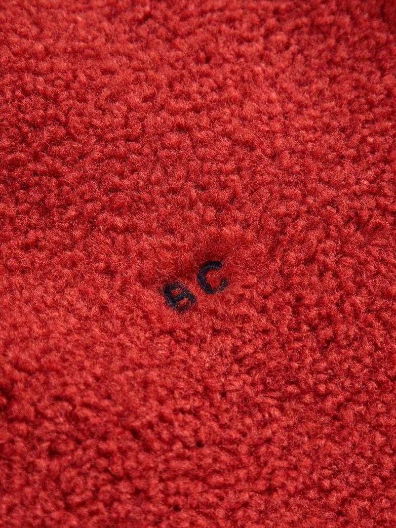 Bobo Choses - kids - tiles reversible sheepskin jacket - multicolor