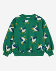 Bobo Choses - kids - la oca allover sweatshirt - green