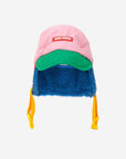 Bobo Choses - kids - colorblock winter cap - pink