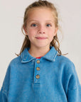Bobo Choses - kids - beast tag polo sweatshirt