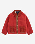 Bobo Choses - kids - tiles reversible sheepskin jacket - multicolor