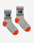 Bobo Choses - doggy mate sport socks - light heather grey