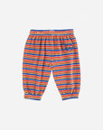 Bobo Choses - baby - have fun striped joggers - multicolor red