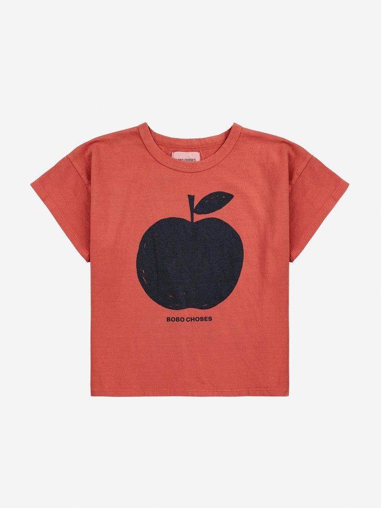 Bobo Choses Iconic - kids - poma red t-shirt