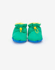 Bobo Choses - baby - padded booties - green