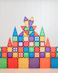 Connetix - magnetic tiles - rainbow starter pack - 60 pcs