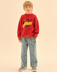 Jelly Mallow - love allover denim pants