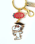 Snoopy - worlds best student key ring