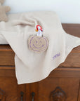Atelier Pomme - pomme - pacifier cloth - teddy lucky lila