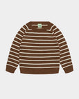 Fub - kids - raglan merino wool crew sweater - hazel melange