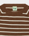 Fub - kids - raglan merino wool crew sweater - hazel melange