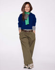 Maan - buddy - woven trousers - kaki