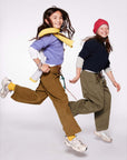 Maan - buddy - woven trousers - kaki