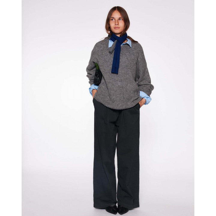 Maan - buddy - woven trousers - navy