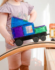 Connetix - magnetic tiles - rainbow transport pack - 50 pcs